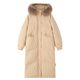 Champsong large-wool neck buckle mid-length down cotton jacket