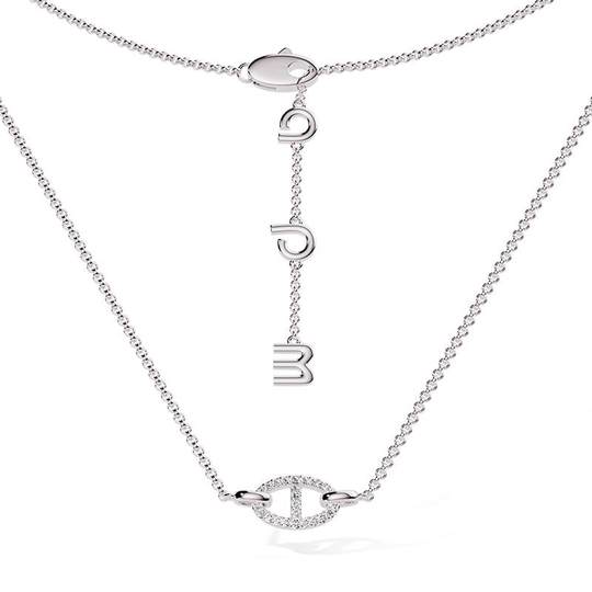 APM  Monaco Maille Marine项链高级经典锁骨链送人生日新年礼物