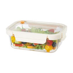 Supor Glass Lunch Box Microwave Heating Lunch Box Food-Grade Microwave Heating Special Lunch Box Bowl