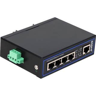 Switch industrial opal tipo carril 100m 5 puertos