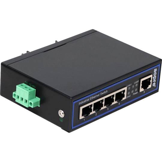 Industrieschalter Opalschienentyp 100M 5 Ports