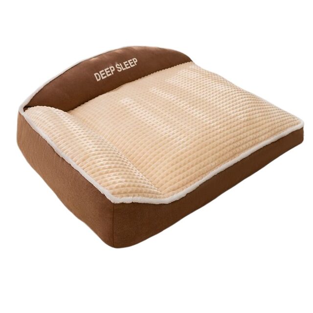 Dog kennel, winter warm dog bed, large dog golden retriever, removable and washable dog sofa cushion, four-season universal pet supplies