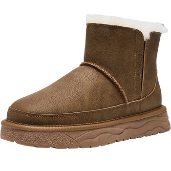 Tianmeiyi 2024 new winter style shopping mall short boots thick-soled versatile warm men's snow boots 3tb01dz4