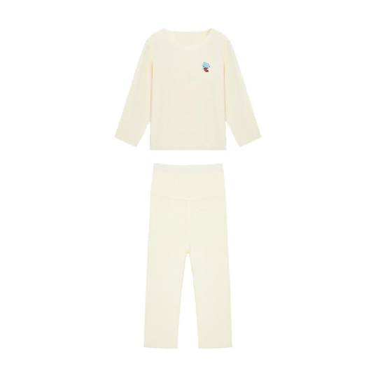 babycare宝宝内衣套装山茶花秋衣秋裤家居服空调睡衣秋冬婴儿童