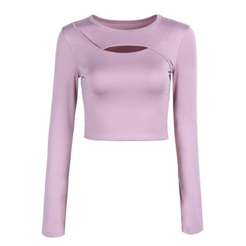 Sexy navel-baring tights for sports women, stretchy and slimming