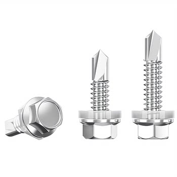 304/410 stainless steel hexagon drill tail screw