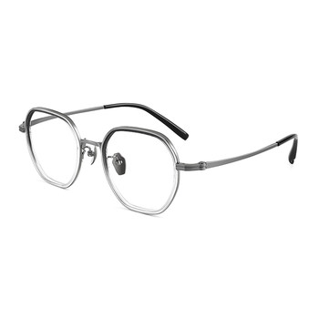 Zeiss men and women trendy pure titanium gradient myopia glasses frame
