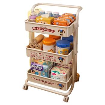 Installation-free school bag storage rack