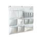 Round book wall-mounted storage bag dormitory storage artifact