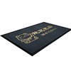 Water-absorbent non-slip floor mats for commercial store entrances