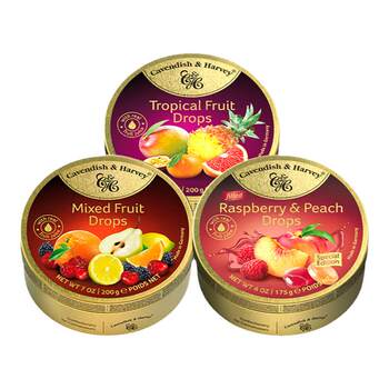 German Imported Jiayun Candy 200g Mixed Fruit Flavor Mint Hard Candy Wedding Candy Tin Box Gift Box Snacks