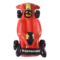 Полностью красный Ferrari L220 x W104 x H70 CM, бесплатный силовой насос