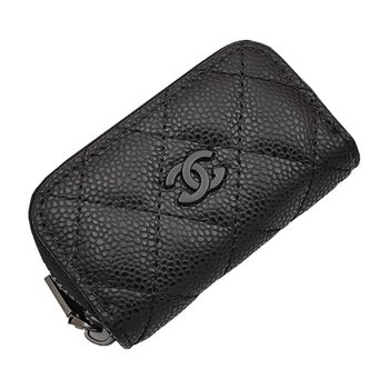 Caviar key bag for women 2025 new style genuine leather