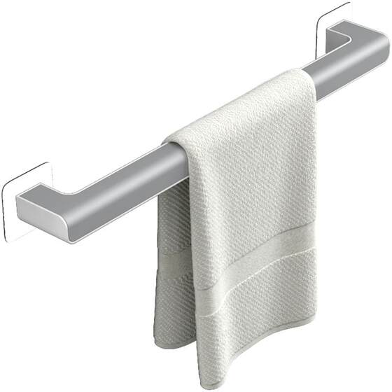 Towel rack punch-free toilet bathroom suction cup hanging rack bath towel rack simple creative wall hanging single rod storage rod