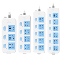 Bull Socket Jack Socket Patch Board Plugboard With Wire Overload Protection Power Patch Board Office Multi-Episode Home