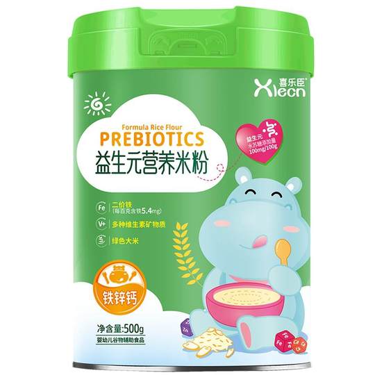 Пребиотическая пищевая добавка из рисовой муки для детей 1-3 уровня с высоким содержанием железа