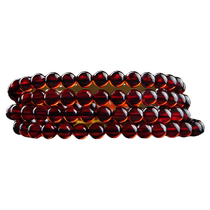 Purifying water and blood amber bracelet with 108 multi-circle Buddhist beads and natural beeswax and field jade amber raw stone rosary beads bracelet