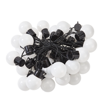 Outdoor camping atmosphere lights high-bright solar colored string lights canopy tent layout night market stall decorative lights