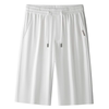 Casual shorts men's mulberry silk cropped pants summer