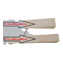 Wood wedge triangular wood block doors and windows mounting wood plug expansion filling solid wood door stalls Sloping Wood Block Slide Rail Mat Wood shaw