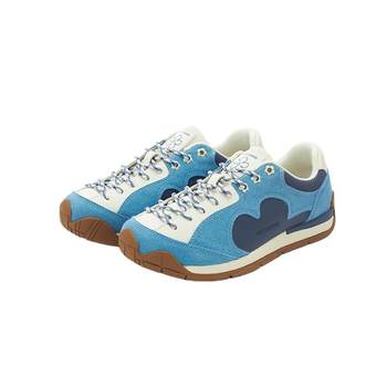 We flower stray shoes blue summer outdoor travel men and women versatile sports and casual board shoes jogging shoes