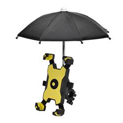Electric Vehicle Phone Holder, Motorcycle Battery, Bicycle Riding, Shockproof Small Umbrella, Rainproof Car Navigation Stand