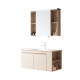 Faenza bathroom wash basin ceramic integrated basin intelligent mirror light side storage multifunction bathroom cabinet combination