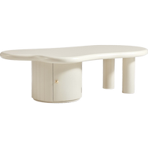 Lins home living room home cream style TV cabinet coffee table combination modern simple small apartment storage cabinet NU2M