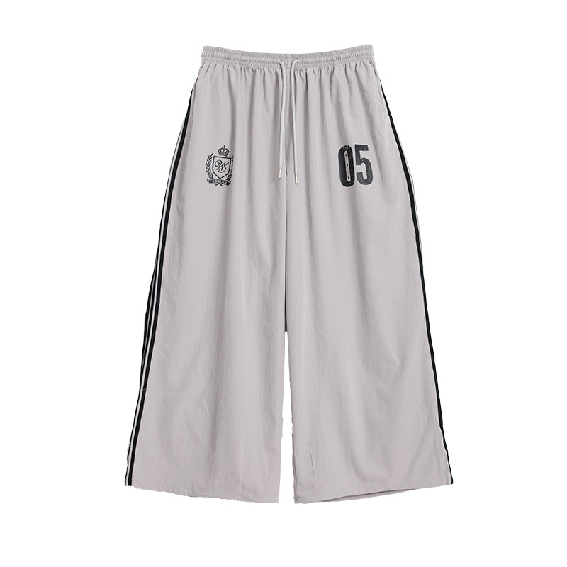 CBXLAB hip-hop trendy brand oversize water line quick-drying hip-hop sweatpants American hot girl casual pants for women
