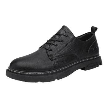 Pull back genuine men's shoes, casual leather shoes, genuine men's shoes
