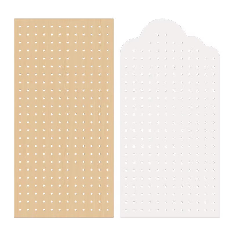Perforated board storage accessories universal accessories wooden stick laminate