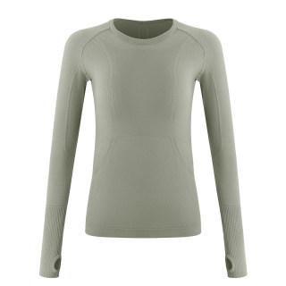 瑜伽运动上衣女新款秋冬跑步登山速干普拉提训练健身服长袖套装服