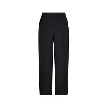 ຫນ້ອຍບ່ອນເຮັດວຽກ commuting suit pants ຂອງແມ່ຍິງ tapered pants ເກົ້າຈຸດ