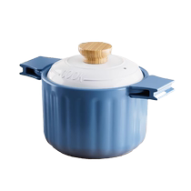 Clay pot household gas high temperature resistant stew pot ceramic soup pot dry burning non-cracking gas stove clay pot rice casserole 939