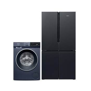 Siemens cross door washing and drying all-in-one washing and drying set