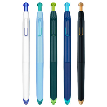 Dianshi deep sea cabin submarine navigation time and space cabin press silent gel pen 0.5 large capacity double bead bullet quick drying smooth black pen for junior high school students to write exams with ds0144 engraving