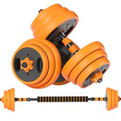 Multifunctional Iron Sand Dumbbells for Fitness, Men's Home Equipment, Adjustable Weight Barbell for Teenagers and Beginners