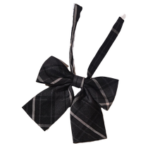 jk bow tie Japanese style plaid girls college style graduation photo collar flower tie free bow uniform shirt accessories