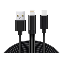 Aiken otg line mobile live broadcast special connection line while charging and live broadcasting 1 5m conversion line Apple Android Huawei