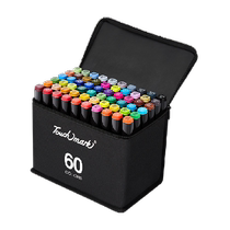 touch mark professional oily marker quick-drying waterproof art hand painting 60 80 color double-headed watercolor pen