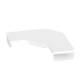 Office desk corner monitor elevated rack
