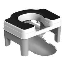 Pregnant womens toilet squatting artifact is converted into a toilet chair for household stool mobile toilet for the elderly to use the toilet auxiliary stool