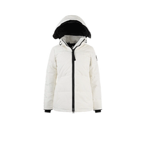 (Self-operated) Canada Goose Womens Black Label Parka Duck Down Hooded Down Jacket 3804WB