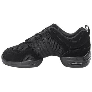 Sansha French Sansha Patchwork Modern Dance Shoes Leather Air Cushion Mesh Sports Dance Shoes Women's Square Dance Shoes