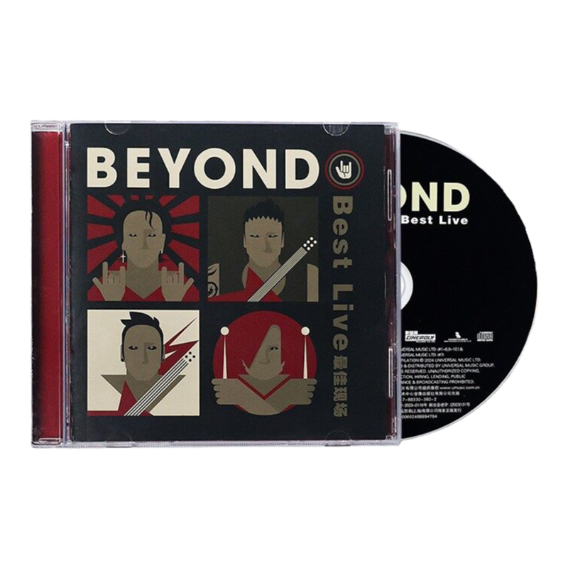 官方正版 Beyond乐队Best Live现场专辑 华语摇滚经典CD 北京电视艺术中心发行