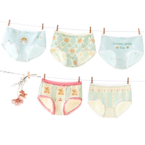Girls underwear pure cotton type A summer thin 2024 new baby girls briefs little girls shorts do not pinch the buttocks