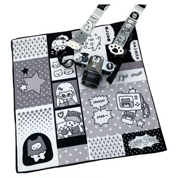 Original moon park zhai meng camera hundred pattern magic storage bag camera lens package self-adhesive cloth
