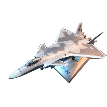 ເຮືອບິນ All-alloy Model J-20 stealth fighter product ສໍາ​ເລັດ​ຮູບ ປະ​ຕູ cockpit ສາ​ມາດ​ເປີດ​ແລະ​ປິດ​ດ້ວຍ​ຊ່ອງ​ອາ​ວຸດ​ວົງ​ເລັບ