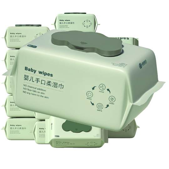 Super Asian baby wipes for hand and mouth farts 80 large bag