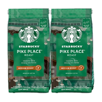Starbucks stores same medium roasted Pike Place freshly ground coffee beans 200g*2 bags